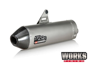 Africa Twin 16-19 RS-4 Stainless Slip-On Exhaust, w/ Stainless Muffler