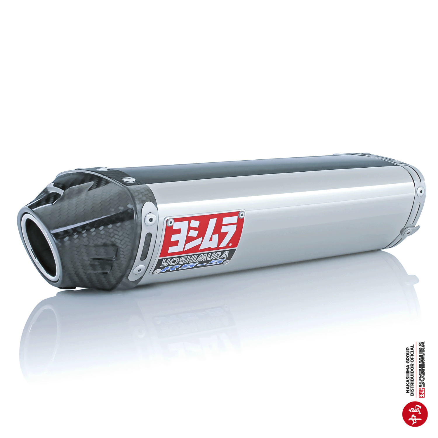 ZX-6R/RR 07-08 RS-5 Stainless Slip-On Exhaust, w/ Stainless Muffler