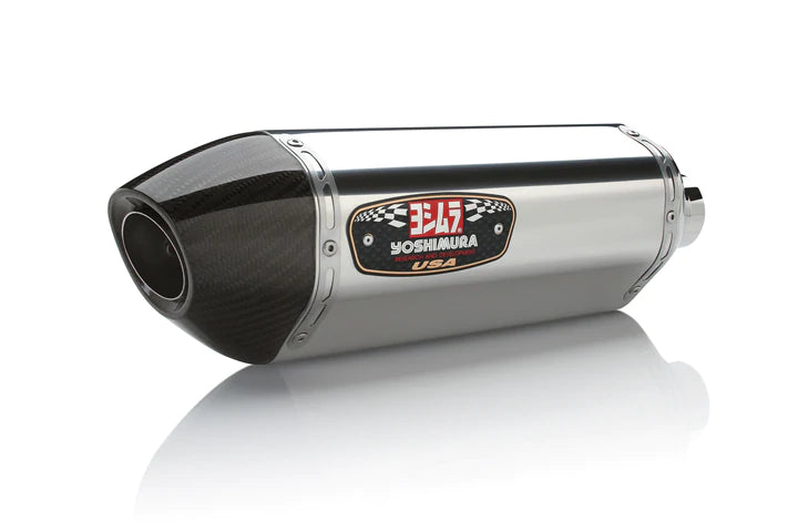 HAYABUSA 08-20 R-77 Stainless Slip-On Exhaust, w/ Stainless Mufflers