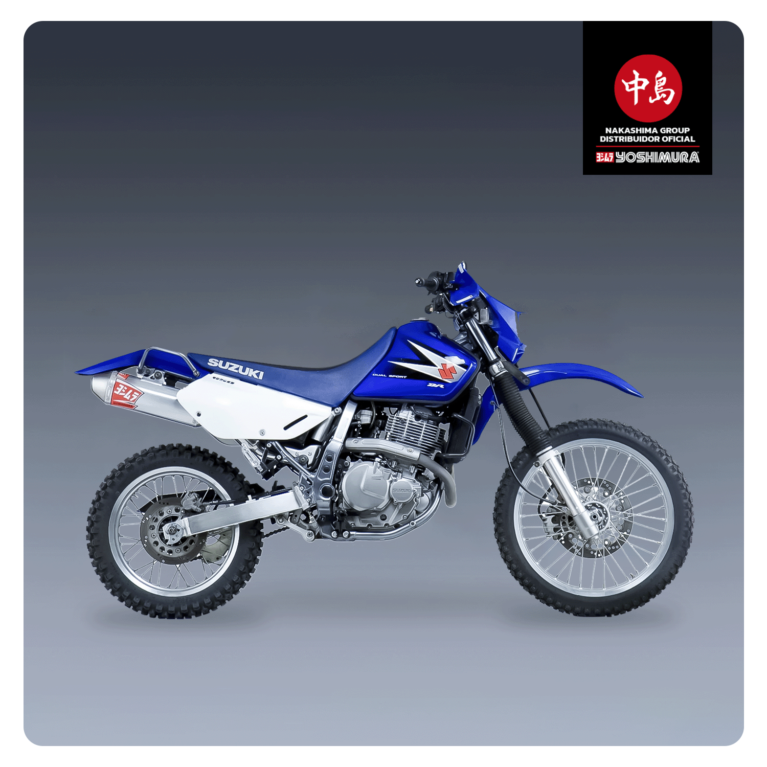 DR650 96 22 RS 2 Stainless Slip On Exhaust w Aluminum Muffler